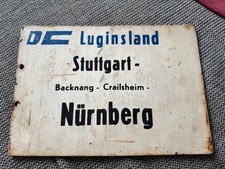 Zuglaufschild metall dc gebraucht kaufen  Köln