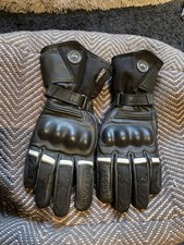 Motorradhandschuhe schwarz van gebraucht kaufen  Deutschland