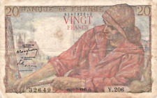 Billet francs pecheur d'occasion  Morlaàs