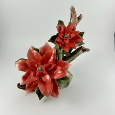 Poinsettia sculpture decor for sale  Fayetteville