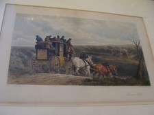 Vintage 1890 incriminou imprimir: Pintado Por W J shayer gravado um H Phillips-Down Hill comprar usado  Enviando para Brazil