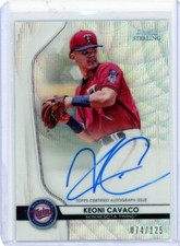 KEONI CAVACO - Gêmeos - 2020 Bowman refrator de onda esterlina automático 74/125 #BSPA-KC comprar usado  Enviando para Brazil