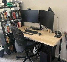 Ikea desk baggebo for sale  LONDON