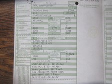 Kfz brief mercedes gebraucht kaufen  Sonneberg