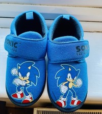 Boys sonic slippers for sale  WEST DRAYTON