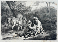 Mort tancrede lithographie d'occasion  Pluvigner