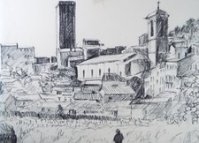 Original pencil conte for sale  WIRRAL