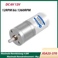 JGA25-370 Mikro Getriebemotor DC6V 12V Hohe Drehmomente Umkehrbar Metallgetriebe comprar usado  Enviando para Brazil