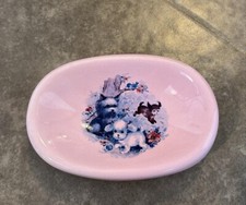 Saboneteira vintage rosa pastel bebê cerâmica poodles kitsch comprar usado  Enviando para Brazil