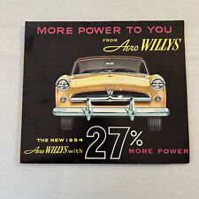1954 Aero Willys folheto de vendas de carros catálogo publicidade Lark Eagle Ace comprar usado  Enviando para Brazil