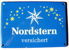 Emailleschild nordstern versic gebraucht kaufen  Berlin