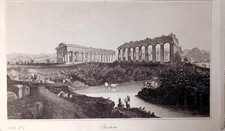 Paestum incisione acciaio usato  Latina