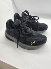Sapato PUMA Little Kids Softride Enzo Evo Tamanho 13C PRETO, Cinza, Verde Limão comprar usado  Enviando para Brazil