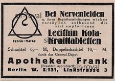 Lecithin kola krafttabletten gebraucht kaufen  Deutschland