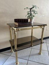 Tavolino comodino ottone usato  Prato