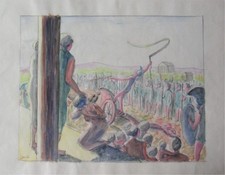 Peinture aquarelle maurice d'occasion  Saint-Gervais-les-Bains
