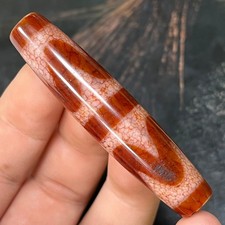 Pingente de colar amuleto contas dzi dentes de tigre ágata budismo tibetano m930 comprar usado  Enviando para Brazil