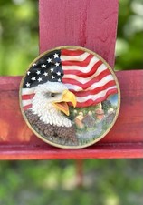 Plate eagle patriotic for sale  Muskogee