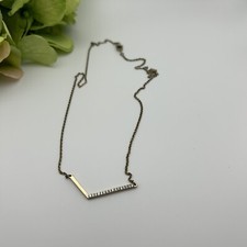 Colar marca xadrez tom dourado pedras transparentes 8 polegadas comprar usado Colar marca xadrez tom dourado pedras transparentes 8 polegadas comprar usado  Enviando para Brazil