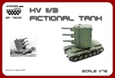 3D printed model KV II /3   Fictional tank      1/72 comprar usado  Enviando para Brazil