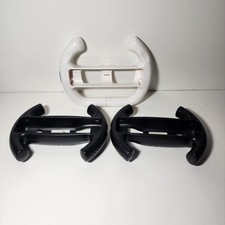 Controle de fixação de roda Nintendo Wii Mario Kart preto genuíno, usado comprar usado  Enviando para Brazil