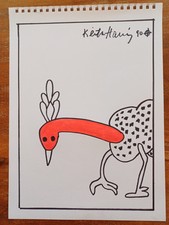Keith haring disegno usato  Palazzolo sull'Oglio
