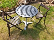 Bistro teak table for sale  COVENTRY