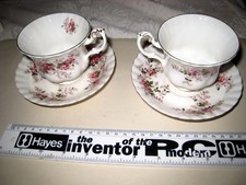 2 X COPOS + PIRES ROYAL ALBERT LAVANDA ROSA OSSO CHINA INGLATERRA o5486s2f1 comprar usado  Enviando para Brazil