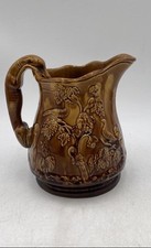 Brown glazed embossed for sale  Minneapolis