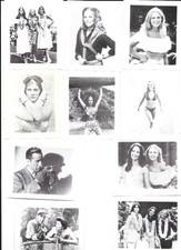 54 FOTOS MISTAS DE FILMES, TV E ESTRELAS DO ROCK 3,25X2,75 POLEGADAS CHARLIES ANGELS BOGART, usado comprar usado  Enviando para Brazil