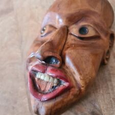 Holz maske wanddeko gebraucht kaufen  Berlin