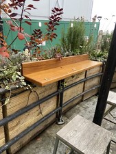 Oak solid shelf for sale  ROMFORD