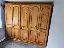 Ducal pine wardrobe for sale  BERKELEY