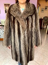 Cappotto vera pelliccia usato  Alessandria