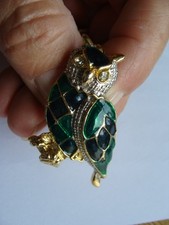 Broche hibou vintage d'occasion  Eaubonne
