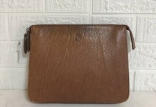 Usado, Bolsa clutch de couro Ralph Lauren unissex estilo vintage usada comprar usado  Enviando para Brazil