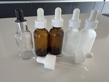 Empty glass dropper for sale  CUPAR