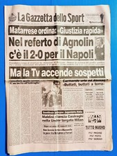 GAZZETTA DELLO SPORT 10 APRILE 1990 AGNOLIN-NAPOLI-ALEMAO-RON DENNIS-DONADONI comprar usado  Enviando para Brazil