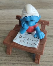 Figurine schtroumpf ecolier d'occasion  Saint-Égrève