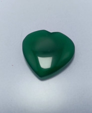 Usado, AAA Verde Natural Onix Liso Inflado Corazón 63 Quilate Curación Energía Gema comprar usado  Enviando para Brazil