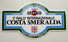 Adesivo vintage rally usato  Albenga