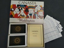 Waddingtons vintage canasta for sale  KING'S LYNN