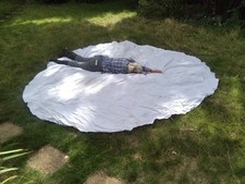 White linen tablecloth for sale  ROCHESTER