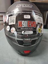 NOVO CAPACETE DE MOTOCICLETA NOLAN N91 EVO CINZA PLATINA GG NOS MODULAR ITÁLIA ROSTO INTEIRO comprar usado  Enviando para Brazil