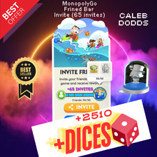Używany, 🚀 INSTANT ⚡️Mono_poly_Go Friend Invite Bar Boost ✅ 2510 Dice Boost 🎲 na sprzedaż  Wysyłka do Poland