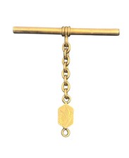 Corrente de relógio Albert antiga barra em T chaveiro vintage  comprar usado  Enviando para Brazil