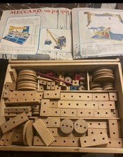 Vintage meccano wooden d'occasion  Expédié en Belgium