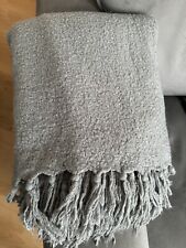 Dunelm grey throw for sale  LUTON