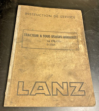 Instruction service tracteur d'occasion  Quarré-les-Tombes