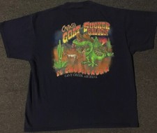 Camiseta Chupacabra Desbotada Antiga Anos 90 Goat Sucker Bar L Arizona Cerveja Engraçada Motociclista Grunge, usado comprar usado  Enviando para Brazil